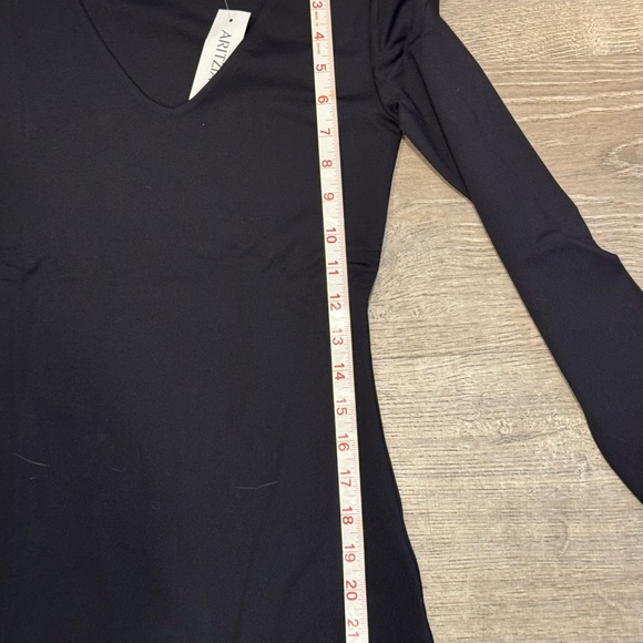 Black V-Neck Women's Top - Picture 6 of 12